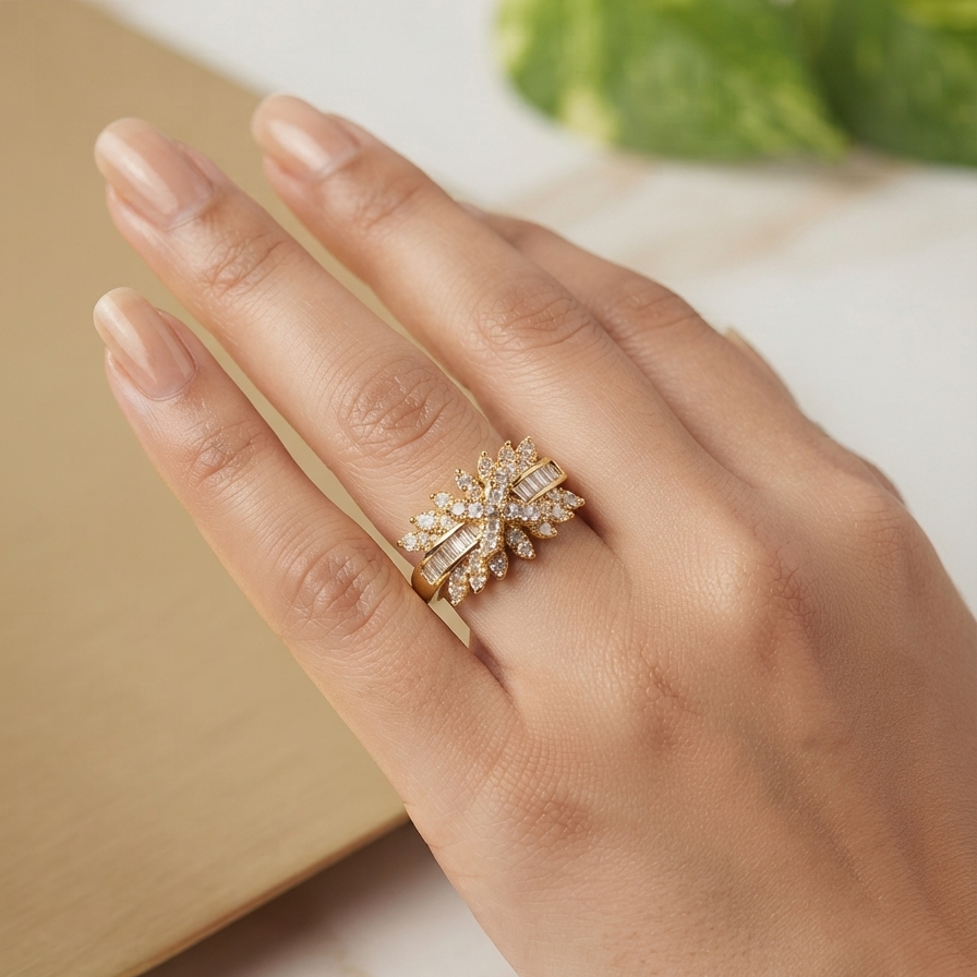 Radiant Blooms Ring