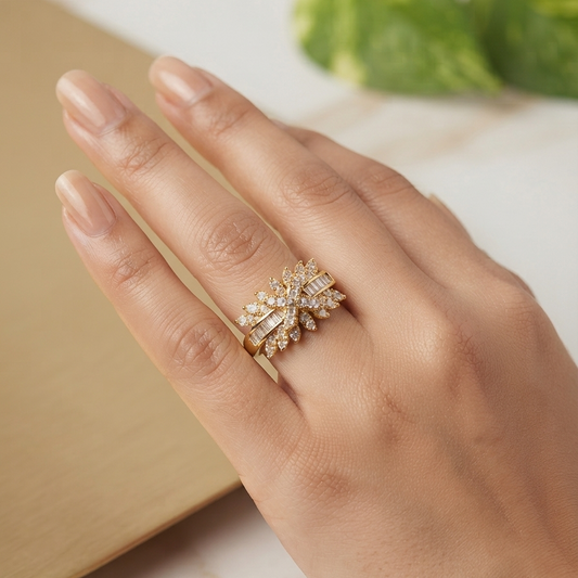 Radiant Blooms Ring